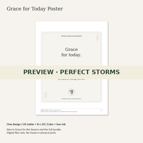 Grace for Today Poster preview