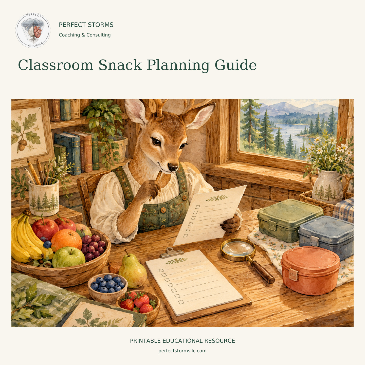 Classroom Snack Planning Guide product illustration