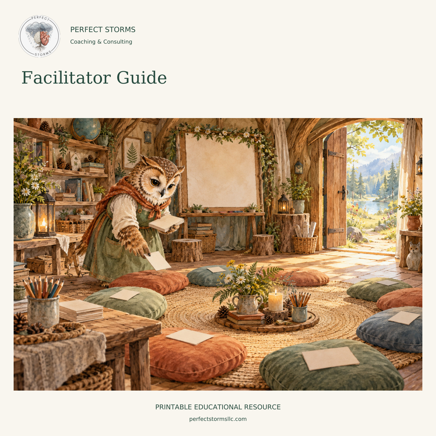 Facilitator Guide woodland product illustration