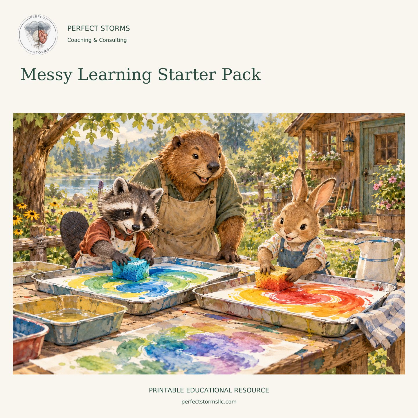 Messy Learning Starter Pack product illustration
