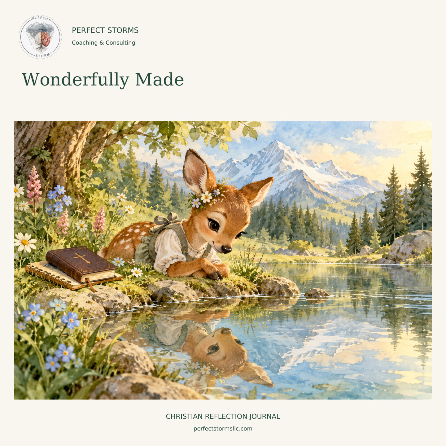 Wonderfully Made woodland product illustration